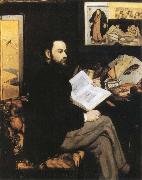 Edouard Manet, Portrait of Emaile Zola